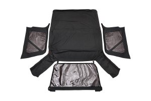 Jeep Wrangler Soft Top - Full Doors - Rough Country - Black - '97-'06